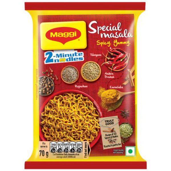MAGGI SPECIAL MASALA NOODLES 70 G POUCH || S3