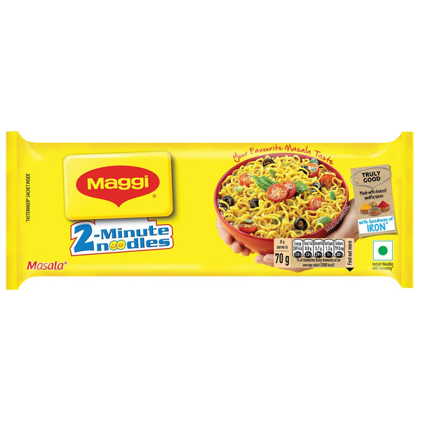 MAGGI 2 MINUTE INSTANT NOODLES MASALA 420 G POUCH || S2