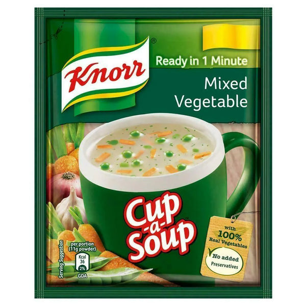 KNORR INSTANT MIXED VEGETABLE CUP A SOUP 11 G || S2
