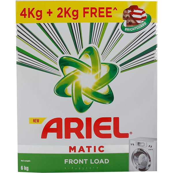 ARIEL MATIC DETERGENT POWDER 6 KG (FRONT LOAD) || S4