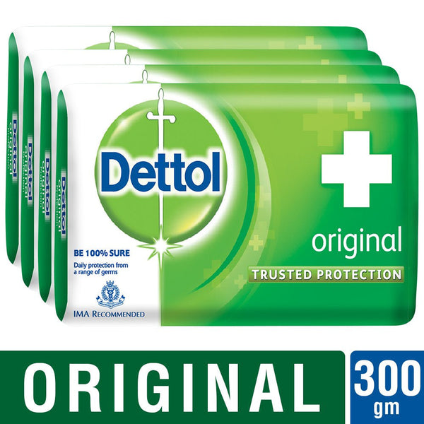 DETTOL ORIGINAL SOAP, 75 G (PACK OF 4) || S1