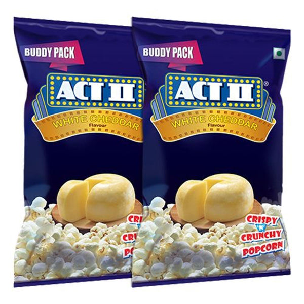 ACT II INSTANT POPCORN WHITE CHEDDAR 100 G || S4
