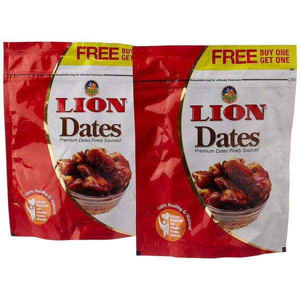 LION SEEDED DATES 500 G REFILL (BUY ONE GET ONE FREE) || S3
