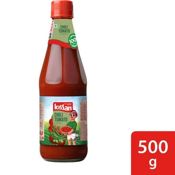 KISSAN CHILLI TOMATO SAUCE 500 G BOTTLE || S3