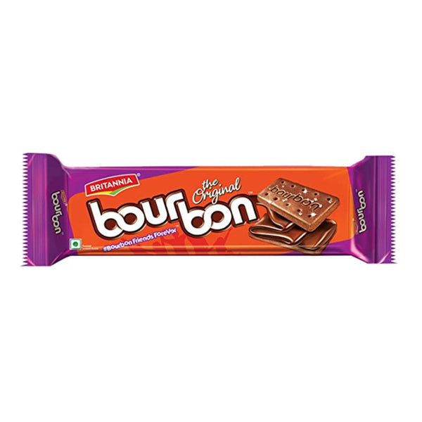 BRITANNIA BOURBON CHOCOLATE CREAM BISCUITS 75 G || S3