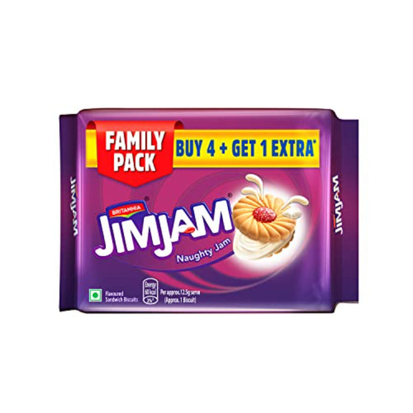 BRITANNIA TREAT JIM JAM 4+1 500 G || S3