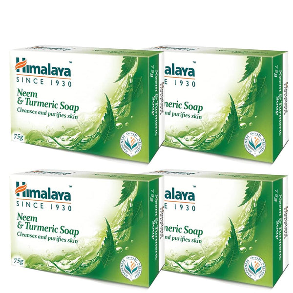 HIMALAYA NEEM & TURMERIC SOAP 75 G (PACK OF 4) || S1