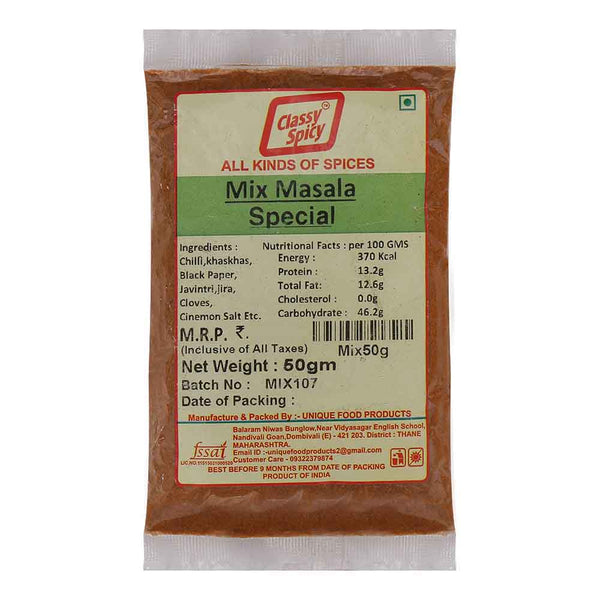 CLASSY SPICY SPECIAL MIX MASALA 50 G || S4