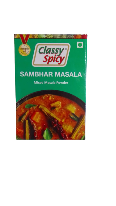 CLASSY SPICY SAMBAR MASALA 50 G CARDBOARD || S4