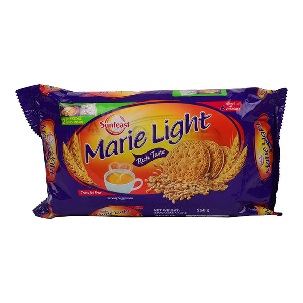 SUNFEAST BISCUITS - MARIE LIGHT, 250 G || S4