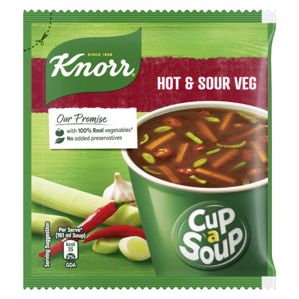 KNORR CUP A SOUP HOT SOUR VEG 11 G || S8