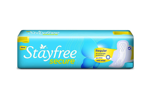 STAYFREE SECURE DRY REGULAR 8+2PC || S6