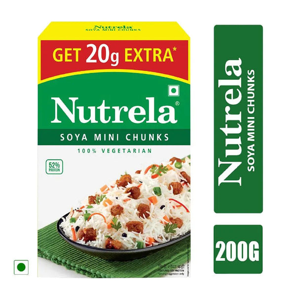 NUTRELA SOYA MINI CHUNC 200GM || S6