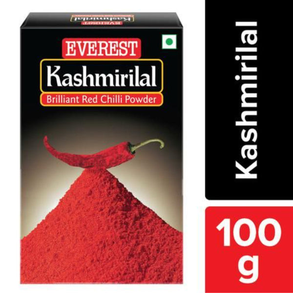 EVEREST POWDER KASHMIRI LAL GROUND CHILLI 100 G CARTON || S9