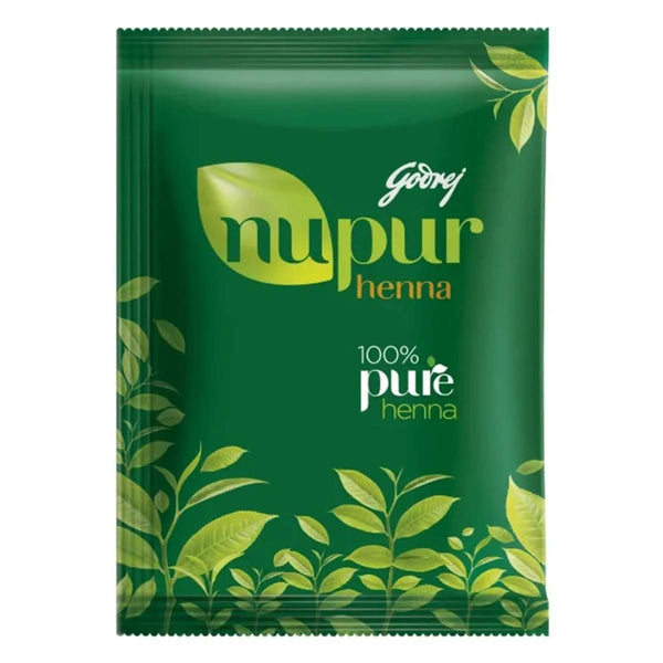 GODREJ NUPUR 100% PURE HENNA POWDER FOR HAIR COLOUR (MEHANDI) (150 G) || S6