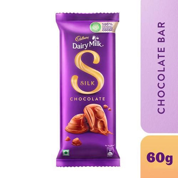 CADBURY DAIRY MILK SILK CHOCOLATE BAR 60 GM || S10