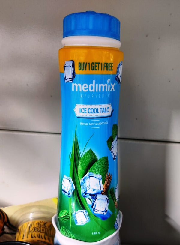 MEDIMIX ICE COOL TALC 125 GM || S7