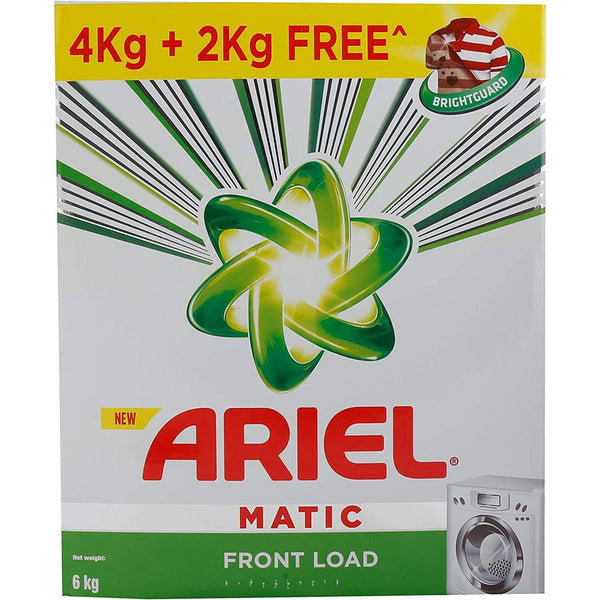 ARIEL MATIC DETERGENT POWDER 6 KG (FRONT LOAD) || S6