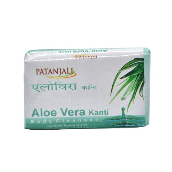 PATANJALI ALOE VERA KANTI BODY CLEANSER SOAP 75 G || S8