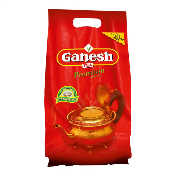 GANESH PREMIUM TEA GANESH PREMIUM LEAF TEA 1 KG POUCH || S1