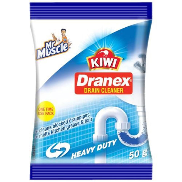 KIWI DRANEX DRAIN CLEANER 50 G POUCH || S9