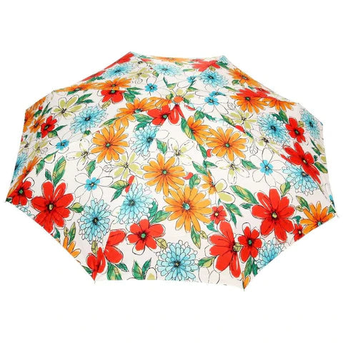 FLOWER PRINT UMBRELLA (SV) || S10