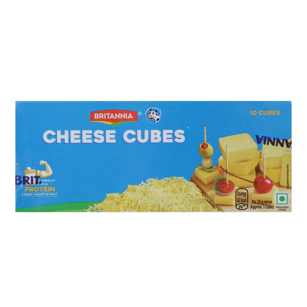 BRITANNIA CHEESE CUBES 200 G || S9