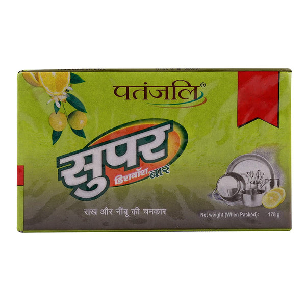 PATANJALI SUPER DISHWASH BAR 175 G || S6