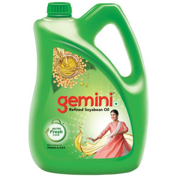 GEMINI REFINED SOYABEAN OIL WITH NUTRI V 5 LTR || S10