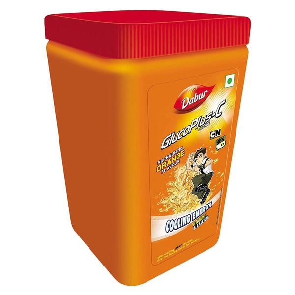 DABUR GLUCOSE DABUR GLUCO PLUS C - 400 G JAR (ORANGE) || S8