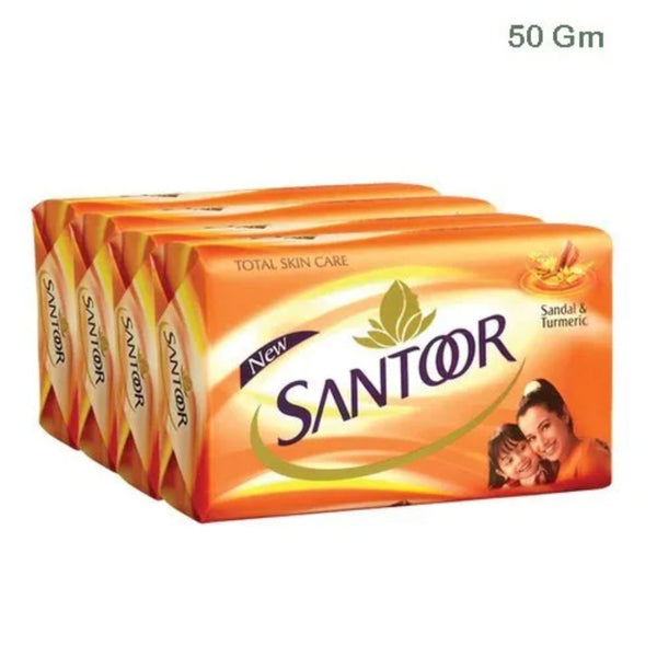 SANTOOR SANDAL SOAP 4*52 G || S10