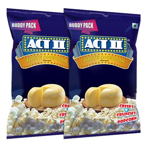 ACT II INSTANT POPCORN WHITE CHEDDAR 100 G || S10