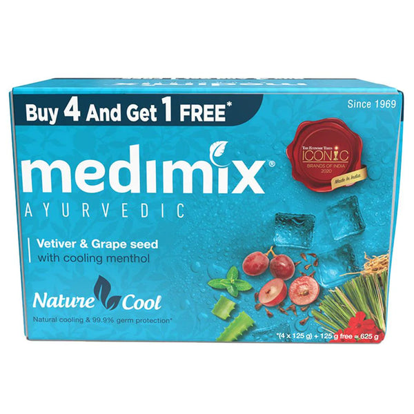 MEDIMIX AYU COOL  SOAP 5*125G || S9