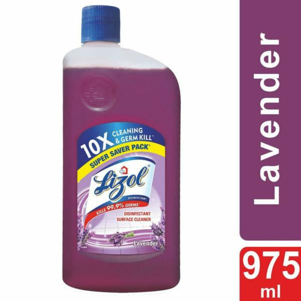 LIZOL LAVENDER DISINFECTANT SURFACE CLEANER 975 ML || S5
