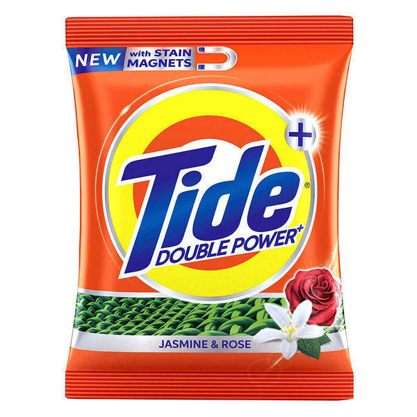 TIDE PLUS WITH DOUBLE POWER JASMINE AND ROSE DETERGENT WASHING POWDER - 1 KG || S8