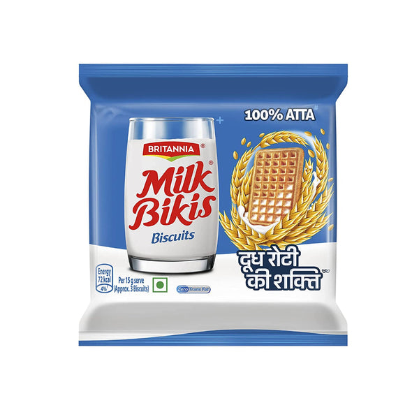 BRITANNIA MILK BIKIS BISCUITS PLAIN (170 G) || S9