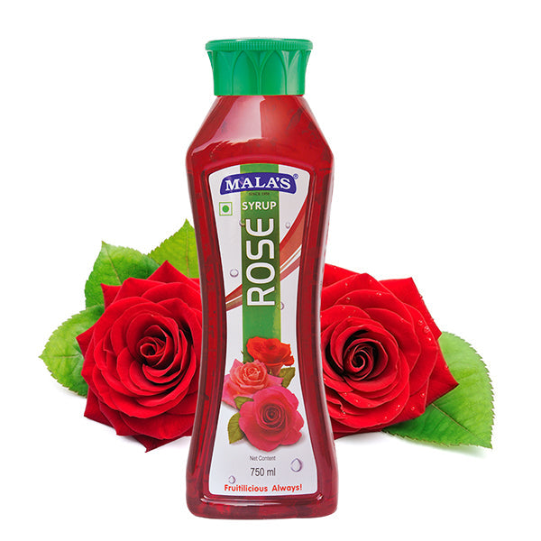 MALAS ROSE SYRUP 750ML || S7