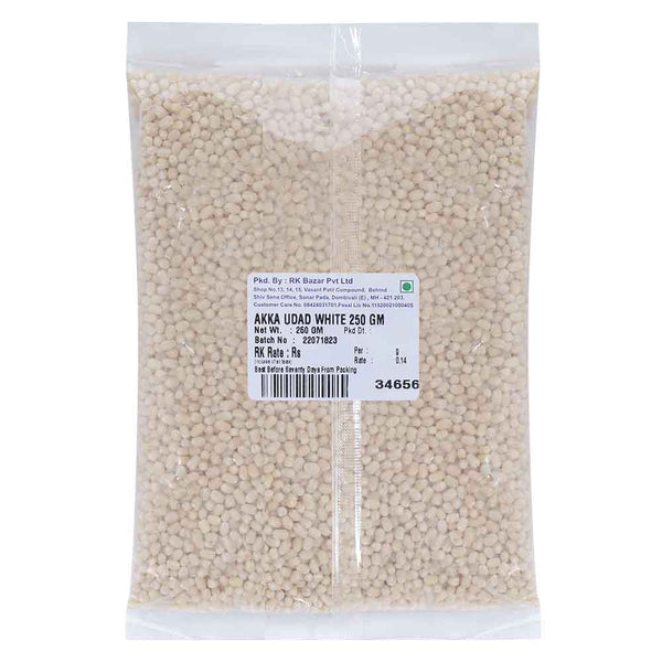 R.K.B AKKA WHITE UDAD DAL 250G || S9