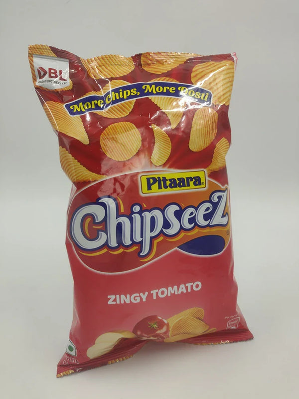 PITAARA ZINGY TOMATO CHIPS 100 GM || S6