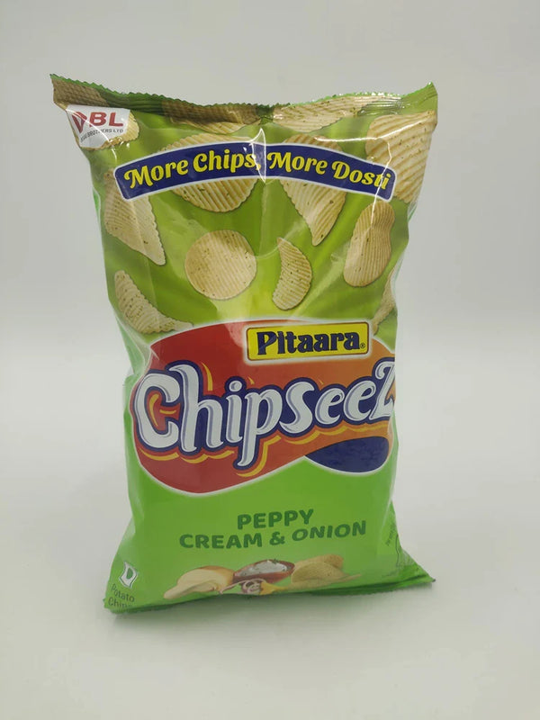 PITAARA CREAM & ONION CHIPS 100 GM || S9