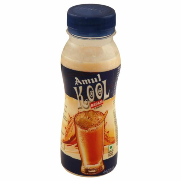 AMUL KOOL MILK SHAKE BADAM 200 ML CAN || S6