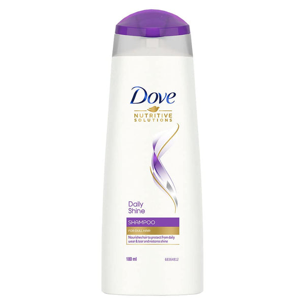 DOVE DAILY SHINE SHAMPOO FOR DULL HAIR, 180 ML || S9