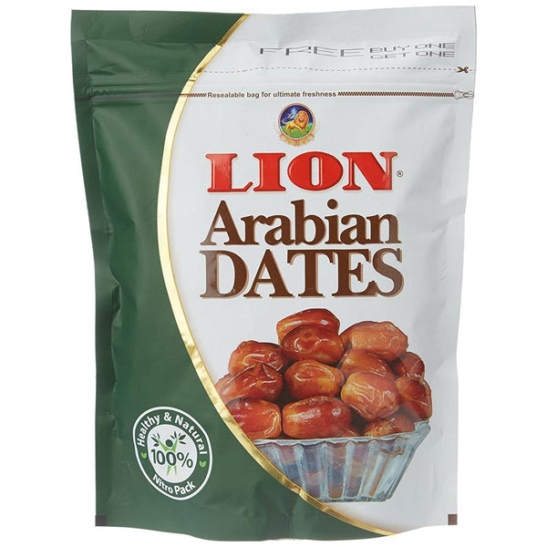 Lion Dates Arabian Seeded 500 g (Buy 1 Get 1 Free) || S5