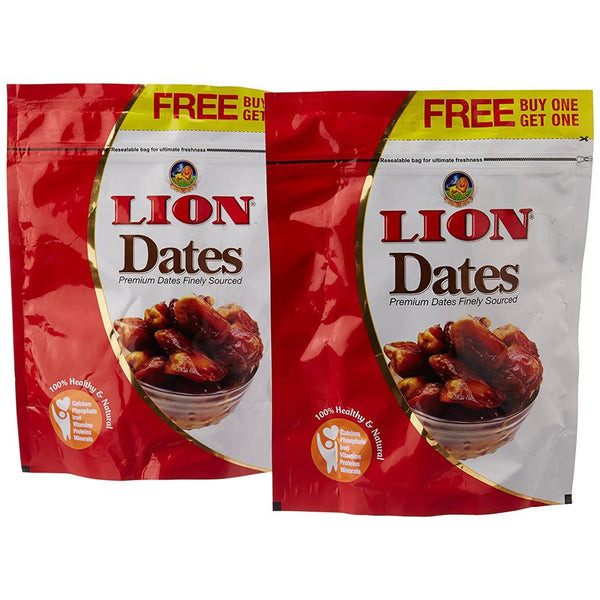 LION SEEDED DATES 500 G REFILL (BUY ONE GET ONE FREE) || S9