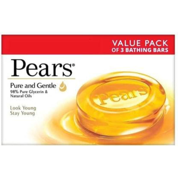 PEARS SOAP & GENTLE BATHING BAR 3 X 125 G (375 G) || S7