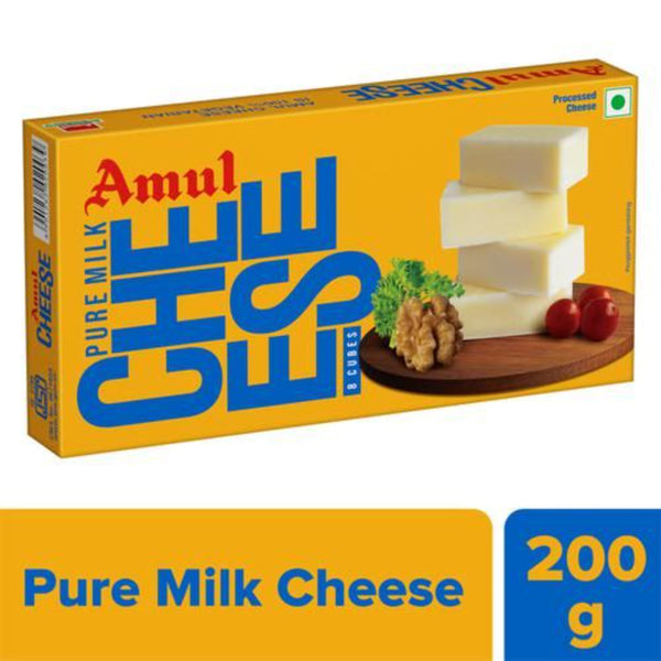 AMUL PROCESSED CHEESE 200 G CARDBOARD || S8