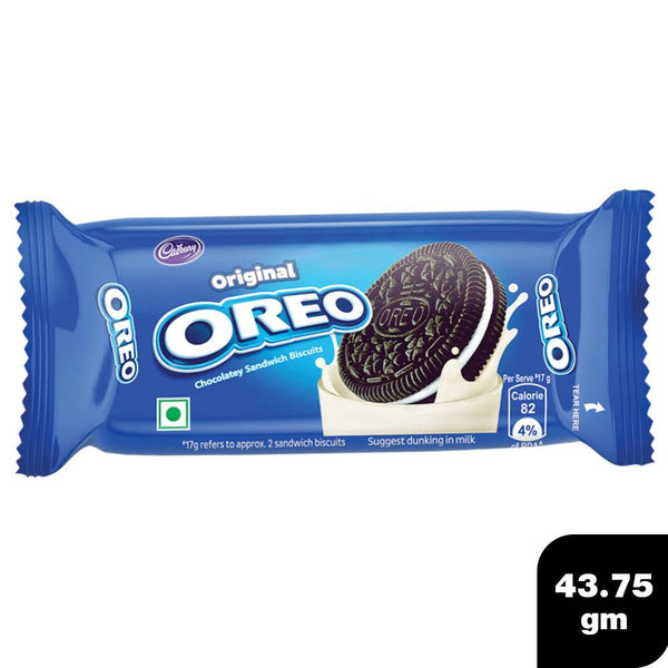 CADBURY OREO VANILLA CREME BISCUIT, 44 G || S8