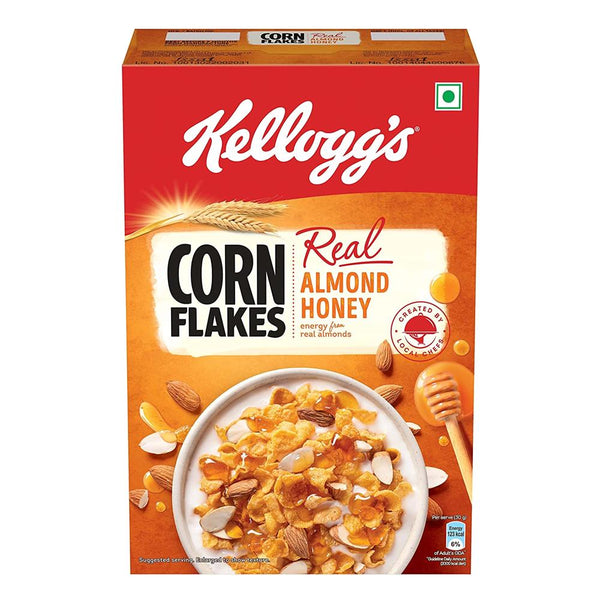 KELLOGG'S CORN FLAKES REAL ALMOND HONEY 300 G || S6