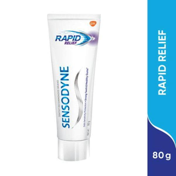 SENSODYNE RAPID RELIEF SENSITIVE TOOTHPASTE 80 G || S7