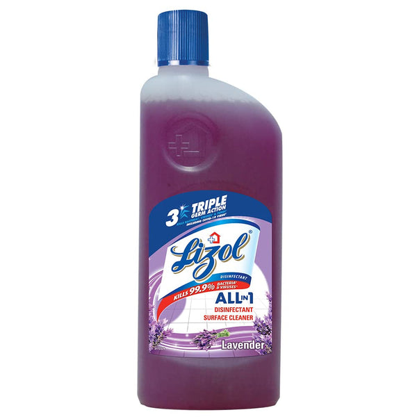 LIZOL DISINFECTANT SURFACE & FLOOR CLEANER LIQUID, LAVENDER - 500 ML || S7